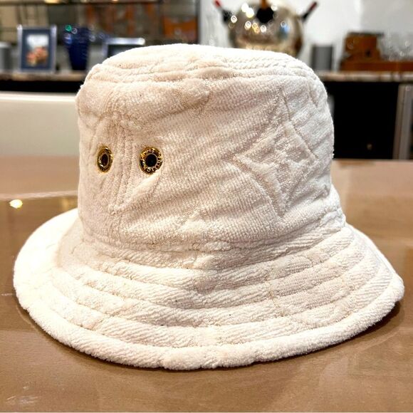 Louis Vuitton Cream Bucket Hat - Picture 1 of 7